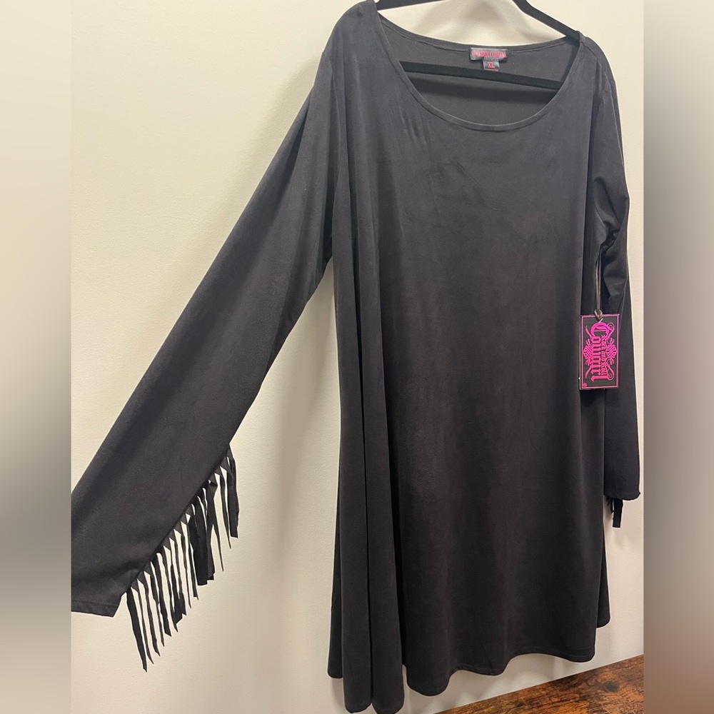 Rock & Roll Cowgirl Black Fringe Dress - XL - NWT